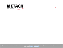 Tablet Screenshot of metach.nl